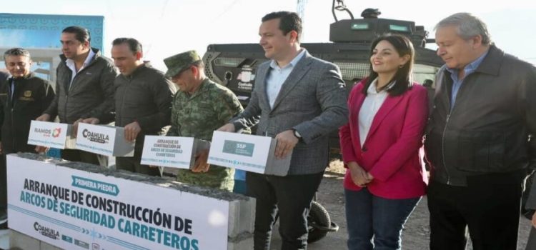 Comienza la construcción del primer ‘arco de seguridad carreteros’ en Coahuila