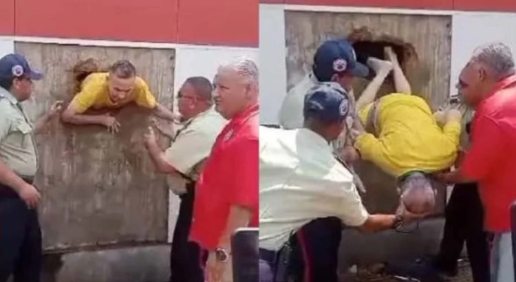 Sueño de fuga: reos hacen agujero para escapar y son recibidos por policías