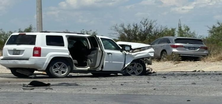 Choca vehículo con comitiva de Sheinbaum en Coahuila