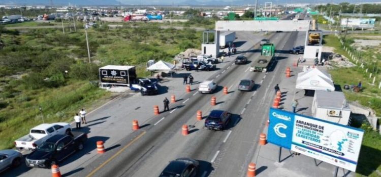 Se construye el primer “arco de seguridad” en Ramos Arizpe, Coahuila