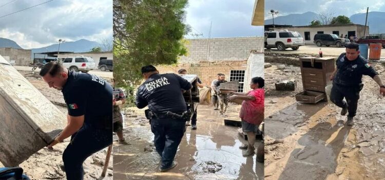 A causa de las intensas lluvias se desborda la represa en la Comarca Lagunera de Coahuila