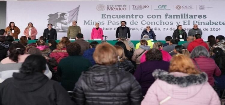 Se da la primera reunión de Sheinbaum con las familias de los mineros en Coahuila