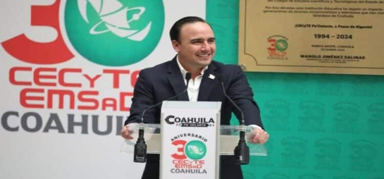 Se celebra el 30 aniversario del Colegio de Estudios Científicos y Tecnológicos del Estado en Coahuila