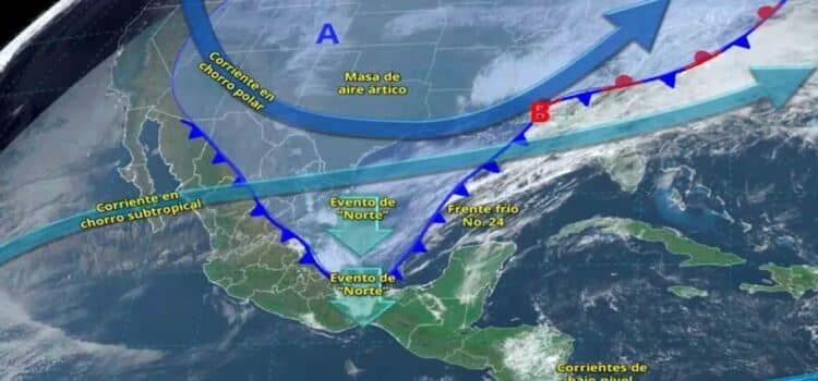 Se prevé una posible caída de nieve en las zonas de Coahuila, Nuevo León y Tamaulipas