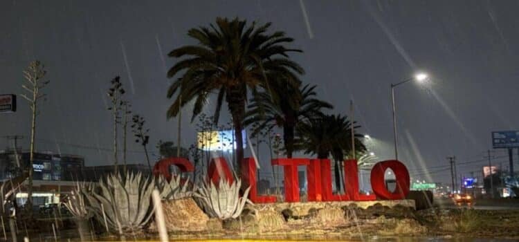 La nevada sorprende a Saltillo y a sus alrededores