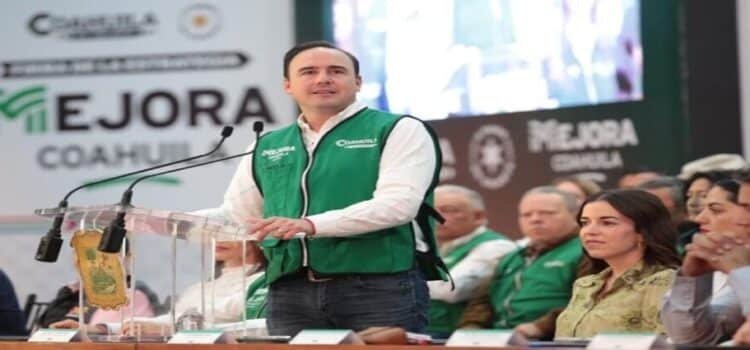 ‘Mejora Coahuila’ y Manolo Jiménez anuncia 5 mil mdp para obras sociales