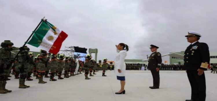 La presidenta Claudia Sheinbaum resaltó la labor de Coahuila en conformación del Ejército mexicano