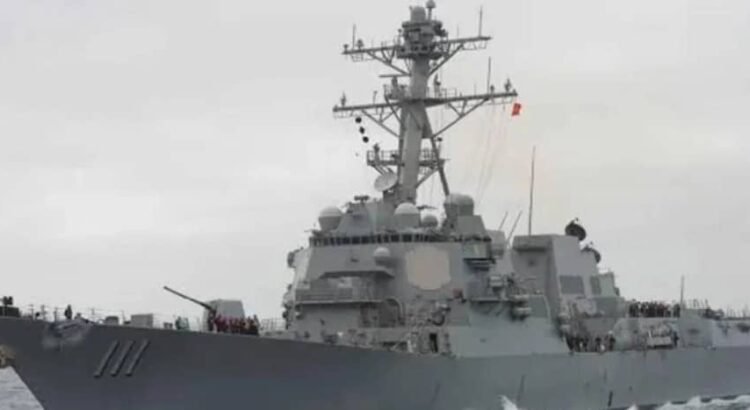 Despliega Estados Unidos otro buque destructor para reforzar la seguridad fronteriza