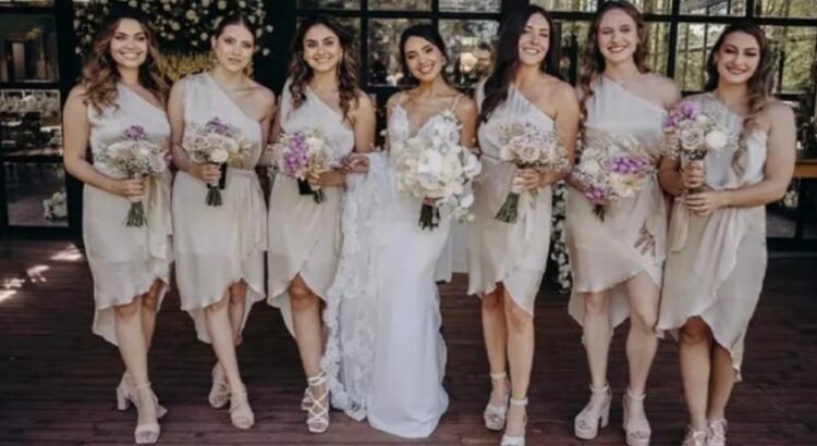 Novia eligió los vestidos más “horribles” para sus damas de honor