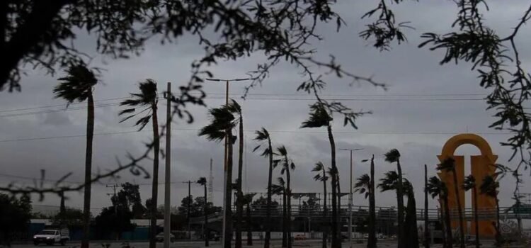 Para este miércoles se prevén chubascos y vientos fuertes en Coahuila y Durango