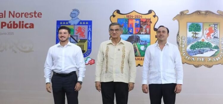 Los gobernadores de los estados de Coahuila, Tamaulipas y NL acuerdan acciones contra la delincuencia