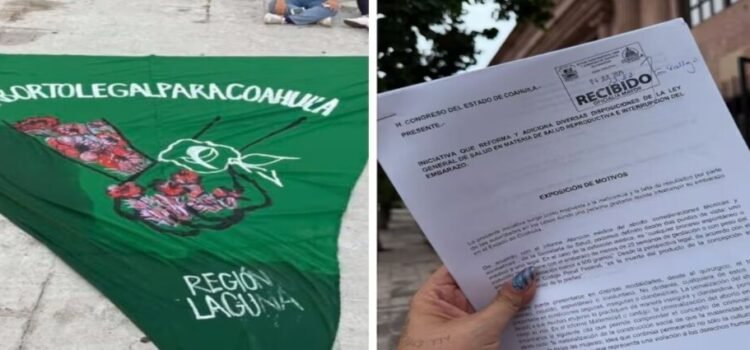 La colectiva de mujeres presenta la iniciativa de reforma a la Ley de Salud en Coahuila para la legalización del aborto
