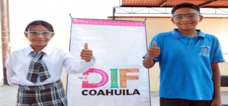 En el estado de Coahuila dan atención visual a más de 10 mil estudiantes de primaria y secundaria