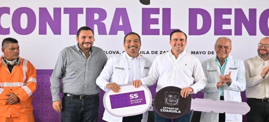 El estado de Coahuila refuerza el combate al dengue con entrega de equipo e insumos