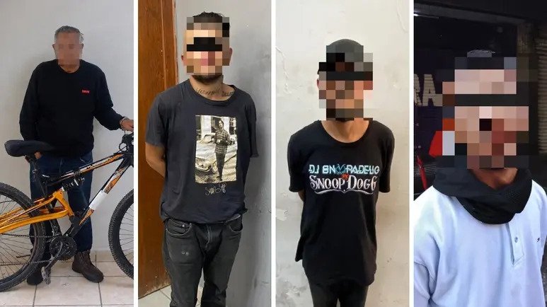 Arrestan a cuatro miembros principales de una banda de ladrones en Torreón